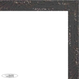 Poster Palooza 5x10 Shabby Chic/Farmhouse Black Wood Picture Frame - UV Acrylic, Foam Board Backing, & Hanging Hardware 5" x 10" - 5x10 Inch Frame