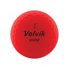 Volvik Vivid Golf Balls - Matte Red, Dozen