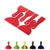 Bates 6 Pack Plastic Putty Knife Set - Paint Scraper,