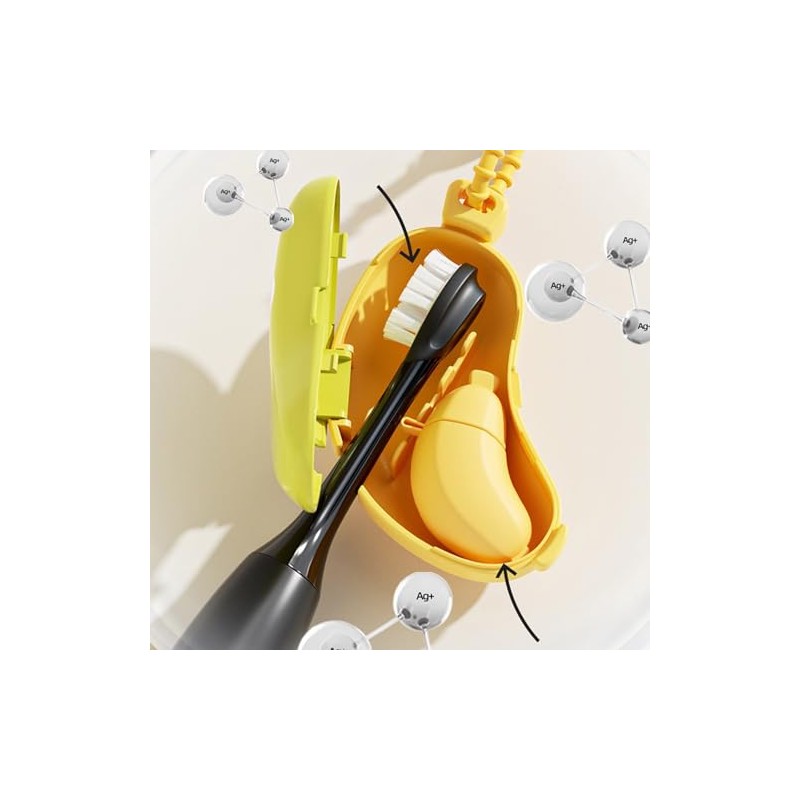 Cartoon Banana Forma De Dientes Protector Higiendees Portátiles Higiende