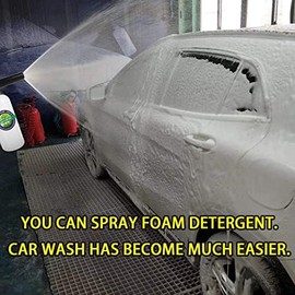 YUET Car Wash High Pressure Washer Jet Wash for Bosch Aquatak/Black & Decker/Norse/Ryobi/Neo Sprayer Adjustable Snow Foam Lance Gun Pot Cannon Nozzle Blaster Soap Dispenser Bottle
