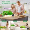 Ceouheia Hydroponics Growing System 12Pods, Indoor Herb Garden with LED
