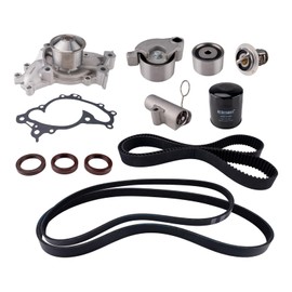 KAX 13505-20030, 13568-09080 Timing Belt Water Pump Kits Replacement For 2004-2006 ES330/RX330, 2002-2006 Camry V6 3.0L, 2002-2006 Highlander V6 3.0L, 2004-2008 Solara V6 3.3L