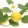 Levemolo Lemon Garland Simulation Rattan Decor Green Leaves Artificial Lemon