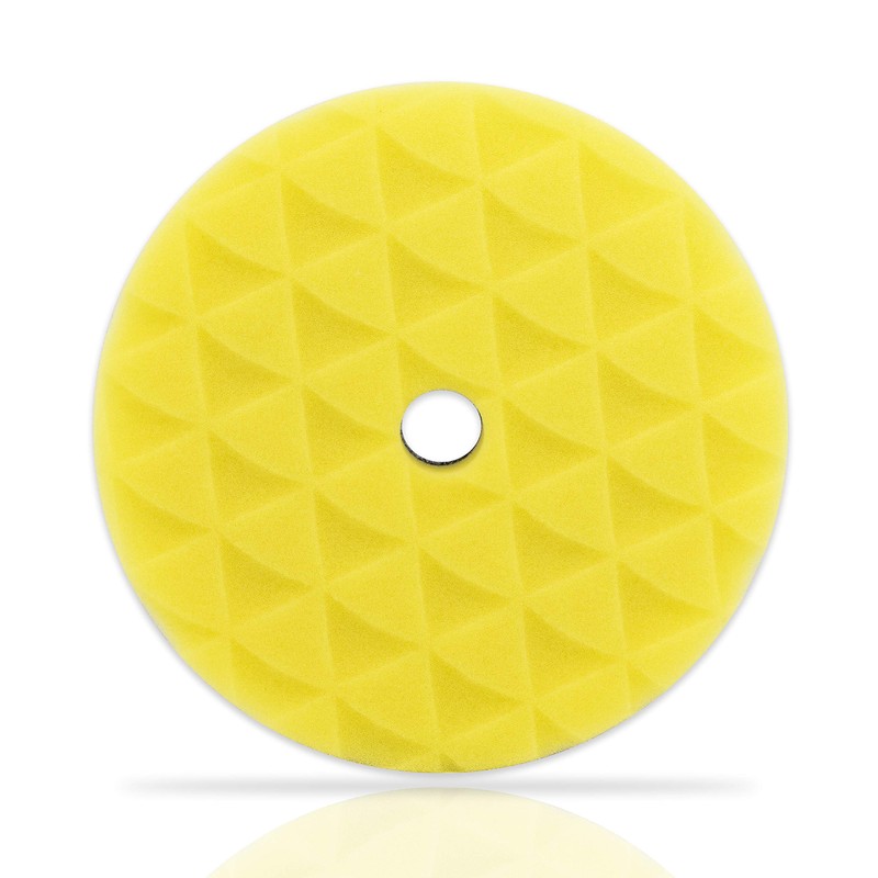 Shinemate - 7" Black Diamond (1) Yellow High Cut Foam