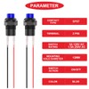 12mm Mini On/Off Switch with Latch 250V 1.5A 125V 3A