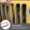 Savadi-Car 7x Front Grill Grille Insert Mesh Trim Kit for