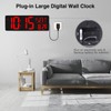 XREXS Large Digital Wall Clock with Remote Control, 16.5 Inch