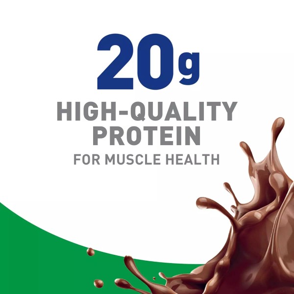 High Protein with Fiber Complete Nutritional Drink, Rich Chocolate, 8
