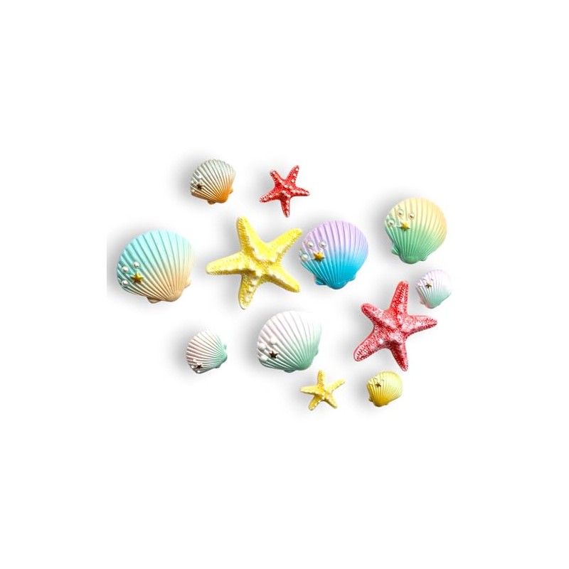 Fridge Magnets, Set of 12 Sea-Themed Decorative Magnets – Ocean-Inspired