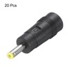 uxcell DC Power Connector Adapter, 20 Pack 5.5x2.1mm Female Jack