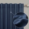 KOUFALL Navy Blue Curtains 84 Inch Length for Living Room
