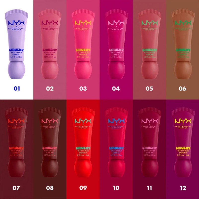 NYX Professional Makeup, Smushy Bálsamo de Labios Matte