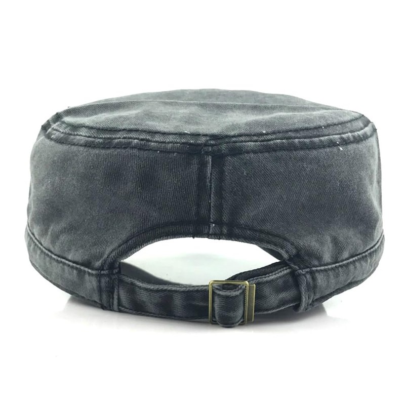 Baseball Cap for Woman Army Cap Adjustable Flat Top Hat