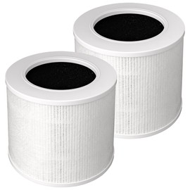 TOMORAL Core Mini Replacement Filter for LEVOIT Core Mini Air Purifier - 3-in-1 Efficiency Filter, Activated Carbon, Replace Core Mini-RF, 2 Packs