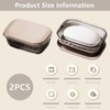 2 PCS Travel Soap Dish, Travel Soap Case, Soap Box