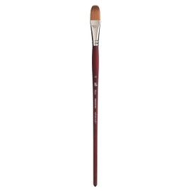 Princeton Velvetouch Jenna Rainey Blooms Brush, Long Handle, Size 12 - Professional Artist Brushes for Mixed Media, Acrylic, Oil