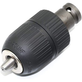 Yakamoz 2-13mm Capacity Mount 1/2-20UNF Keyless Drill Chuck Quick Change Conversion Adapter with 1/2 Inch Socket Square Female Adapter