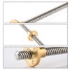 Pomya 8mm Rosca roscada Trapezoidal Acero inoxidable Varilla roscada Tornillo