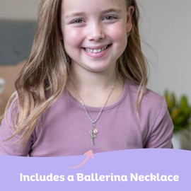 ABI + OLIE Musical Ballerina Jewelry box for Girls - Ballerina Music Box - Ballet Gifts - Toys for Girls 4-6 plus