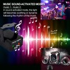 KOOT Party Lights Dj Disco Light with Pattern Projection and
