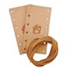 Mikikajiya Village TS057 Leather Grip Cover for Pruning Natural
