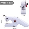 Onherm Hand Sewing Machine Portable Electric Double Thread Hand Sewing