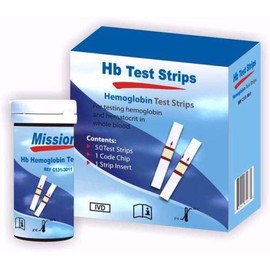 MISSION (Acon) Hemoglobina 50 Tiras Reactivas