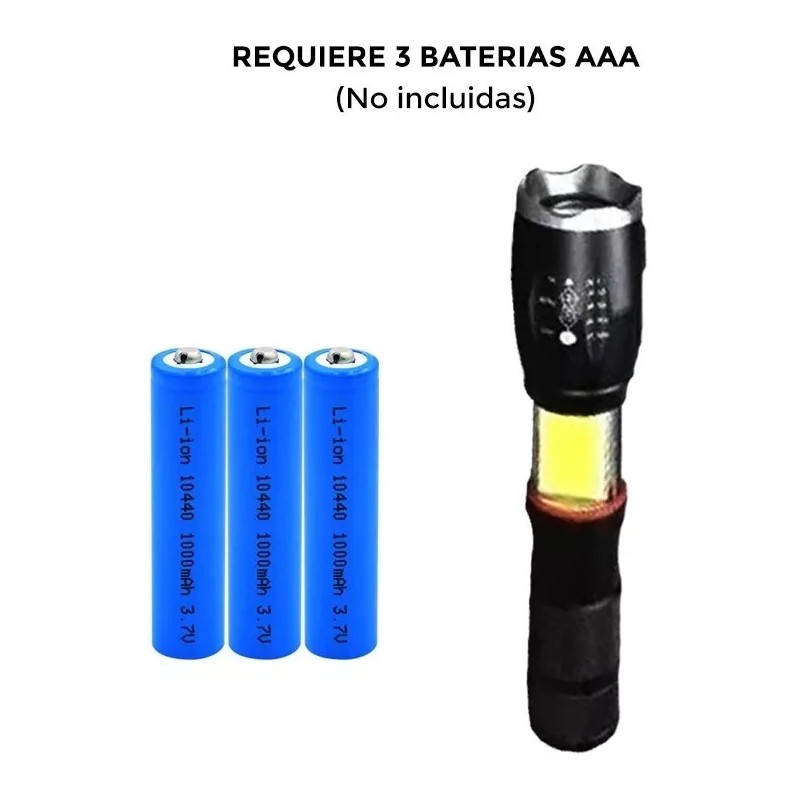 Yelio Linterna Intermitente Extensible 180º De Luz