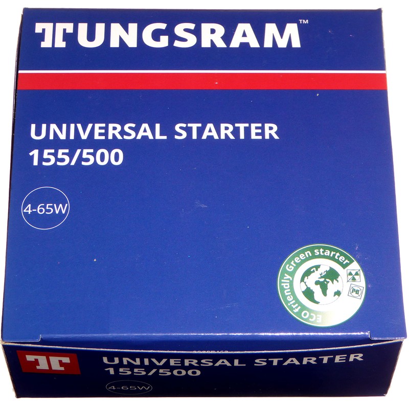 4 Pack GE Tungsram 155/500 Starters for 4 to 65