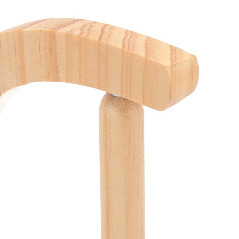Yarn Holder Easy Installation Stable Structure Rotatable Wooden Yarn Ball