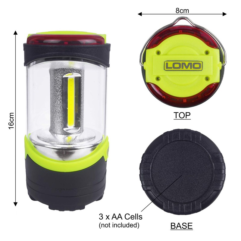 Lomo Compact LED Camping Lantern - 350 Lumens