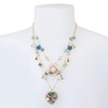 Betsey Johnson Woven Heart Layered Necklace