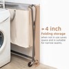 STORAGE MANIAC 160L Laundry Hamper with Wheels, Rolling Laundry Basket,