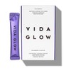 Vida Glow - Natural Hydrolysed Marine Collagen Sachets | Promotes Glowing Skin + Smooths Fine Lines (Blueberry, 30 Sachets)