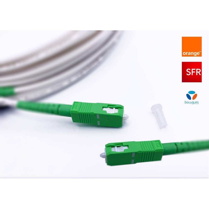 Elfcam - 2m SC/APC to SC/APC Simplex Singlemode 9/125μm LSZH