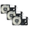 vhbw 3 x Label Tape Cassette Compatible with Casio KL-60,
