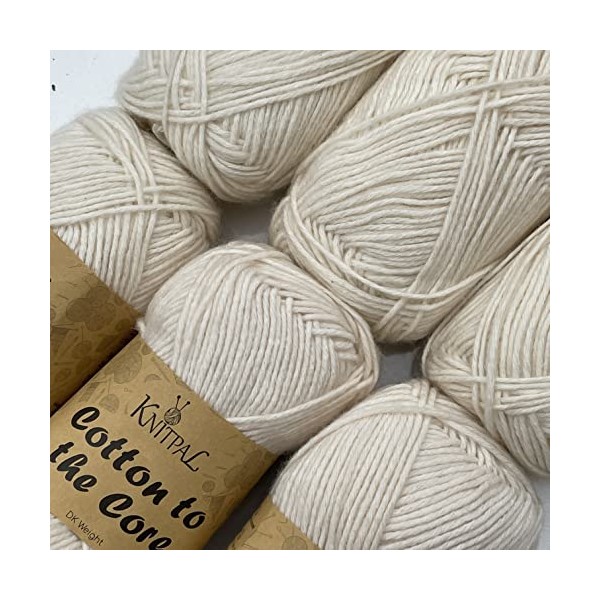 Cotton to The Core Knit & Crochet Yarn, Soft for