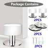 Weploda Pack of 2 Wall Door Stop, Door Stop, Door