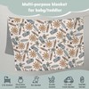 HawSkgFub Boho Beach Surfing Sun Mink Baby Blankets Dotted Backing