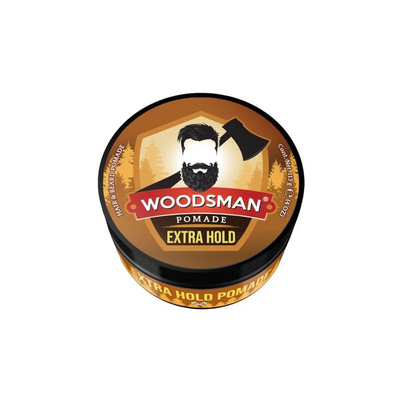 Woodsman - Pomada para Cabello y Barba Extra Firme 113g.