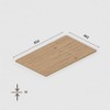 Holzplatte f√ºr Malm Kommode 80,4 x 48,2cm - Deckplatte im