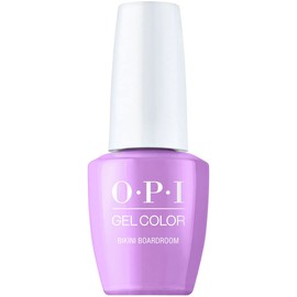 OPI GelColor, Opaque Pearl Finish Purple Gel Nail Polish, Up to 3 Weeks of Wear, Unbeatable Shine & Smudge Proof, Cures in 30s, Summer '23 Collection, Summer Make the Rules, Bikini Boardroom, 0.5 floz