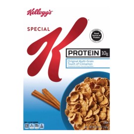Special K  New Kellogg's Special K Protein Cinnamon 10g Wheat Rice Flakes Cereal 12.9oz