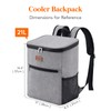 Lifewit 24L (30-Can) Soft Cooler Backpack with Hard Liner, Large