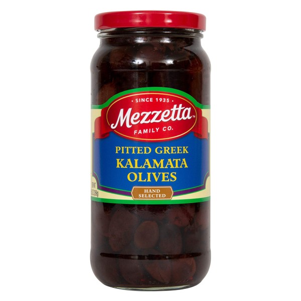 Mezzetta Kalamata Olives, Pitted, 9.5 Ounce
