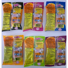 Hola Lobito Variety Pack – 6 Flavors of Mexican Salted Plums & Apricots | Sweet, Spicy & Sour Fruit Snacks, 6-Pack