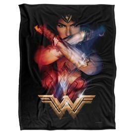 Wonder Woman Blanket, 60"x80" Arms Crossed Silky Touch Super Soft Throw Blanket