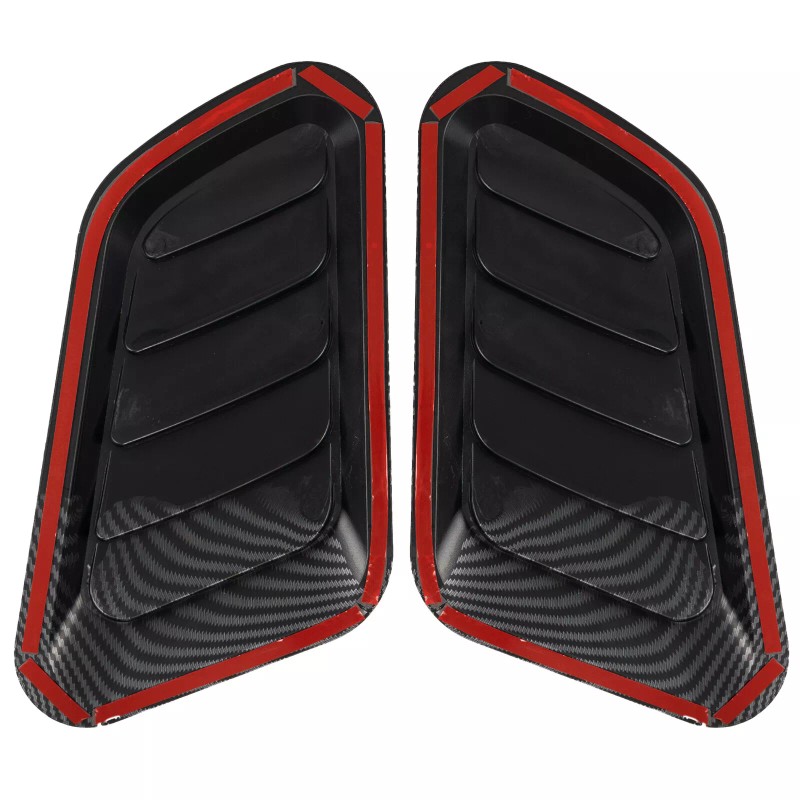 XUKEY Carbon Universal Car Decorative Air Flow Intake Scoop Bonnet