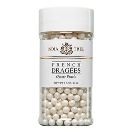 India Tree Oyster Pearl Dragees, 3.2 oz